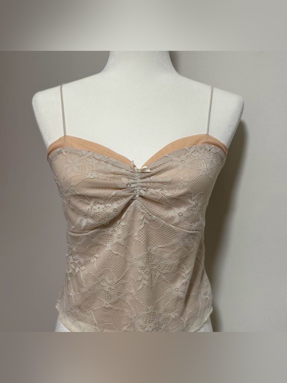 Wild Fable Cream Lace Cami‎ Tank Top XS